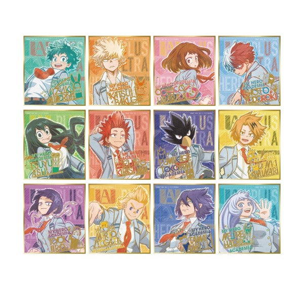 TV Anime "My Hero Academia" Visual Colored Paper Collection Brushstroke3 (set of 12) 我的英雄學院 色紙