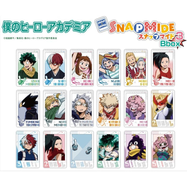 My Hero Academia Snapmide 3 B Box (1 Box 16 packs)