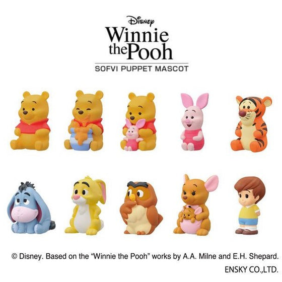 Winnie The Pooh Soft Vinyl Puppet Mascot (Set of 10) (Aug 2021 resale ver.)