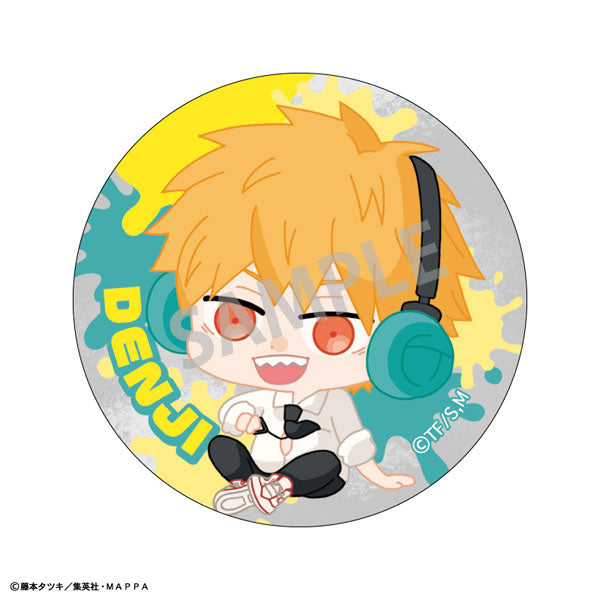 Chainsaw Man Trading Can Badge Enjoy Music (Set of 9) 鏈鋸人 電鋸人 淀治 電次 帕瓦 早川秋 姬野 瑪奇瑪 真紀真 小紅