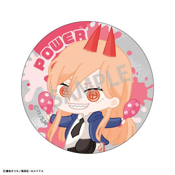 Chainsaw Man Trading Can Badge Enjoy Music (Set of 9) 鏈鋸人 電鋸人 淀治 電次 帕瓦 早川秋 姬野 瑪奇瑪 真紀真 小紅
