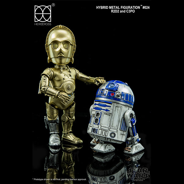 HMF#024 C-3PO and R2-D2_Mini Figure_Herocross - Up-Next