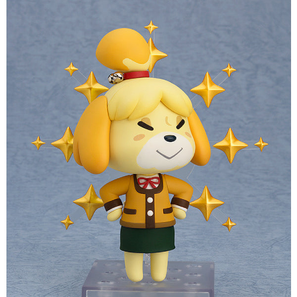  Good Smile Animal Crossing New Leaf: Shizue (Isabelle) Winter  Version Nendoroid Action Figure : Toys & Games