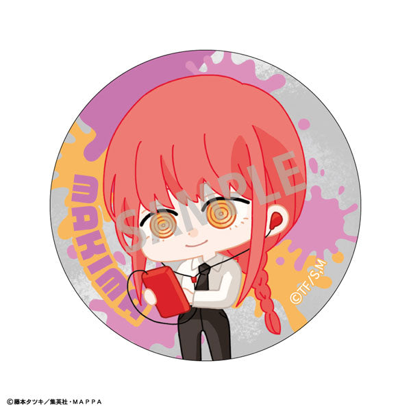 Chainsaw Man Trading Can Badge Enjoy Music (Set of 9) 鏈鋸人 電鋸人 淀治 電次 帕瓦 早川秋 姬野 瑪奇瑪 真紀真 小紅