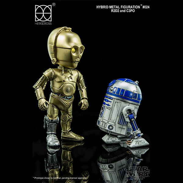 HMF#024 C-3PO and R2-D2_Mini Figure_Herocross - Up-Next