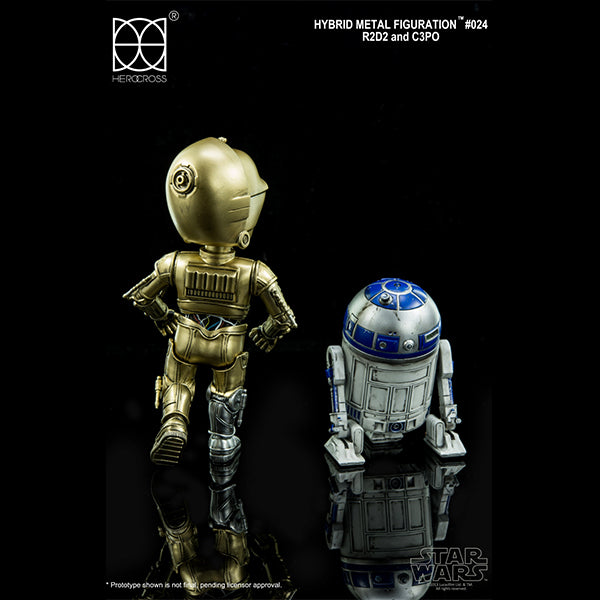HMF#024 C-3PO and R2-D2_Mini Figure_Herocross - Up-Next
