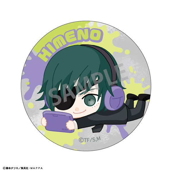 Chainsaw Man Trading Can Badge Enjoy Music (Set of 9) 鏈鋸人 電鋸人 淀治 電次 帕瓦 早川秋 姬野 瑪奇瑪 真紀真 小紅