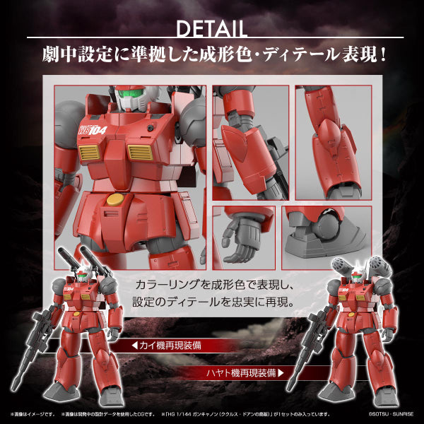 HG 1/144 GUNCANNON (CUCURUZ DOAN’S ISLAND Ver.) 機動戰士 高達 鐳射大砲