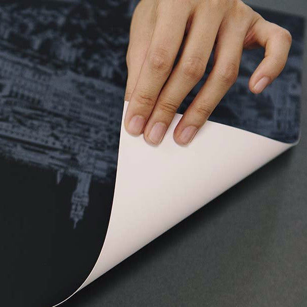 Scratch Art City Night View Drawing Florence Print Paper