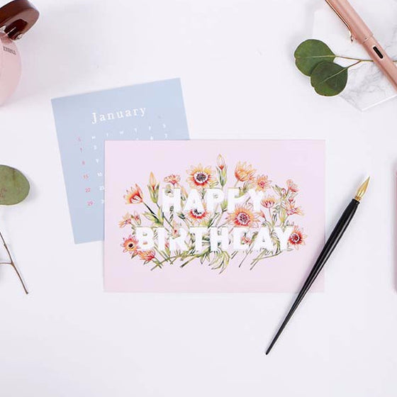 Scratch Postcard Message - Happy Birthday_Art, Fun :)_LAGO - Up-Next