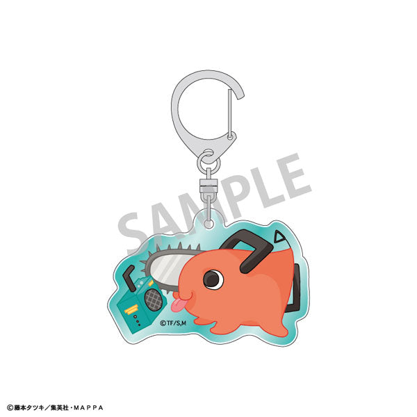 Chainsaw Man Acrylic Key Ring Enjoy Music (Set of 9) 鏈鋸人 電鋸人 淀治 電次 帕瓦 早川秋 姬野 瑪奇瑪 真紀真 小紅