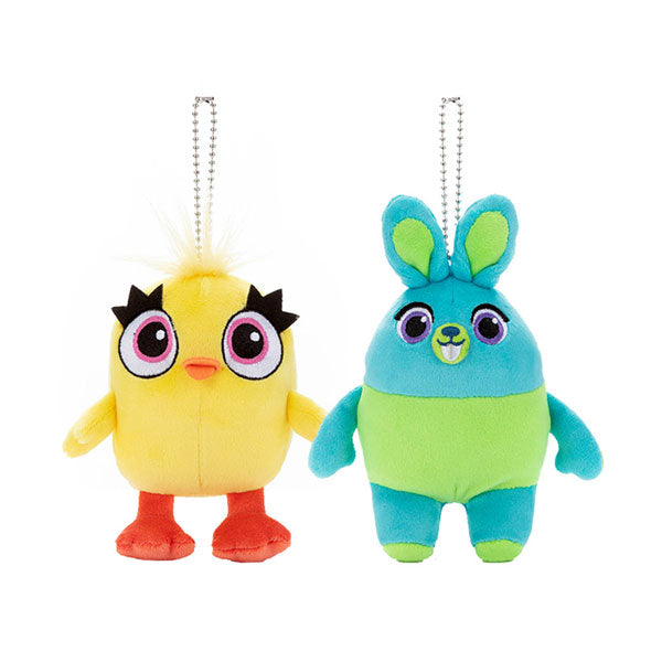 Ducky Bunny Toy Story 4 Pixar Disney Mocchi Plush Doll Key Chain