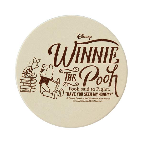 Disney Character Winnie The Pooh Water Absorption Cup Coaster 小熊維尼吸水杯墊