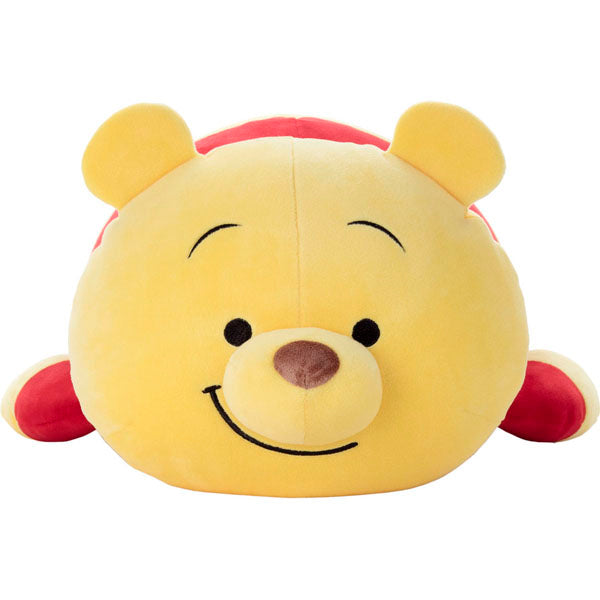 Disney Mocchi Mocchi Winne the Pooh Plush Doll 維尼熊趴地毛公仔 Large Size