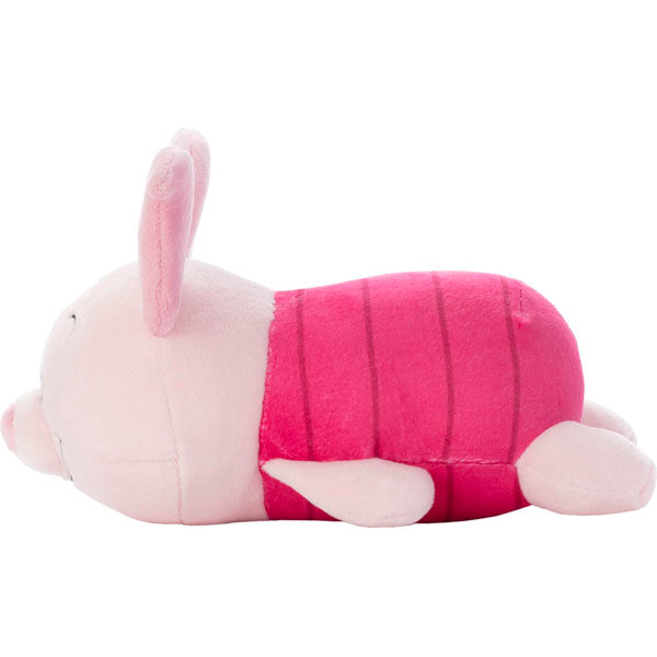 Disney Mocchi Winne the Pooh Piglet Soft Plush Doll Cushion 小熊維尼小豬仔Q版趴地毛公仔攬枕