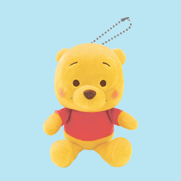 Disney Sitting Soft Toy Doll Winnie The Pooh KeyChain_Up-NEXT HK 迪士尼維尼公仔