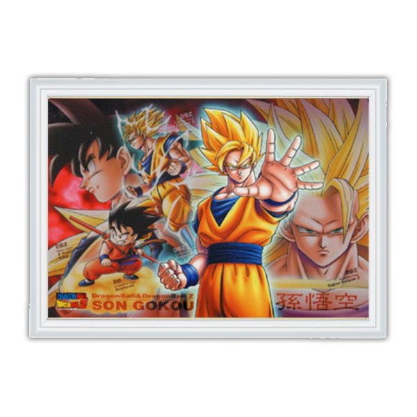 DragonBall Z 300 pieces of puzzle <進化する戦士、孫悟空~> 26x38cm - with Frame Included