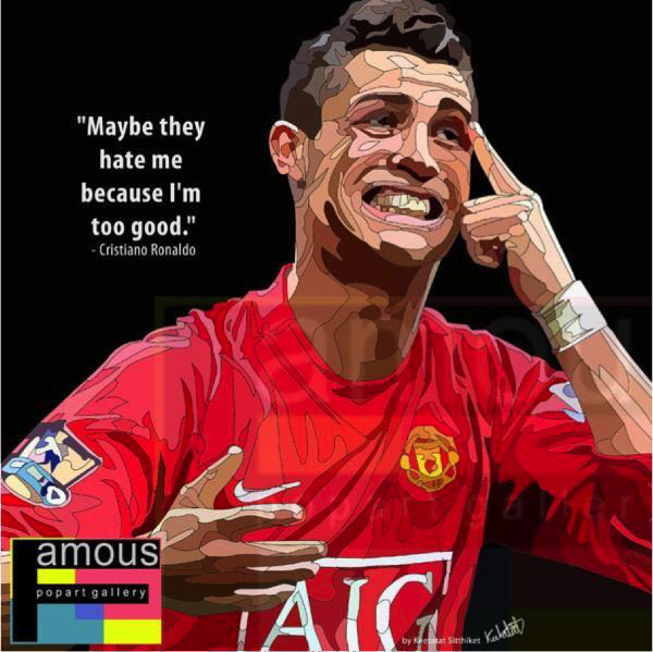 Drawing (Cristiano Ronaldo - Maybe They Hate Me)_Art_Arteria - Up-Next
