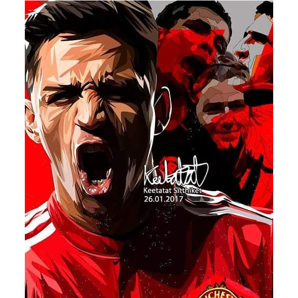 Drawing (Manchester United No.7 - New)_Art_Arteria - Up-Next