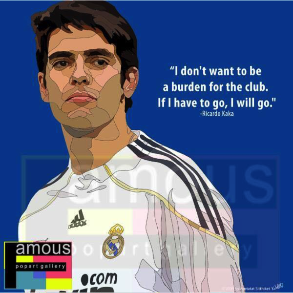 Pop Art Wall Decoration Drawing (Ricardo Kaka)