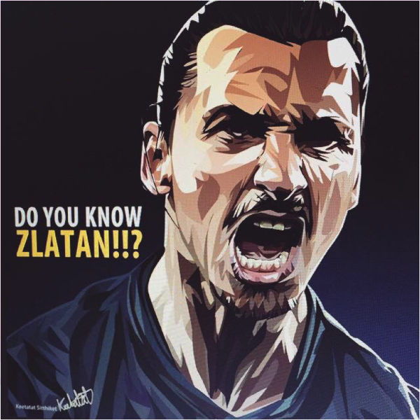 Drawing (Zlatan Ibrahimovic - Do You Know)_Art_Arteria - Up-Next