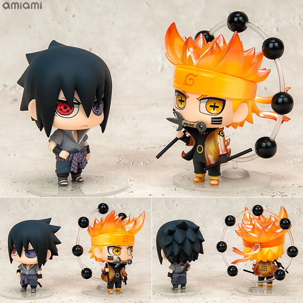 Naruto Uzumaki 渦卷鳴門 & Uchiha Sasuke 宇智波佐助 Shinobu Megahouse Set Figures (Resale)