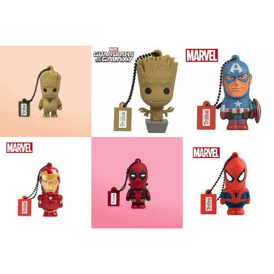 TRIBE 32GB USB FLASH DRIVE - MARVEL COLLECTION