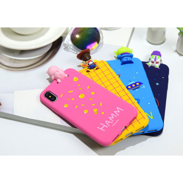 Hamm Woody Alien Buzz Toy Story Disney mini Figure  Anti Drop Soft iphone Case back