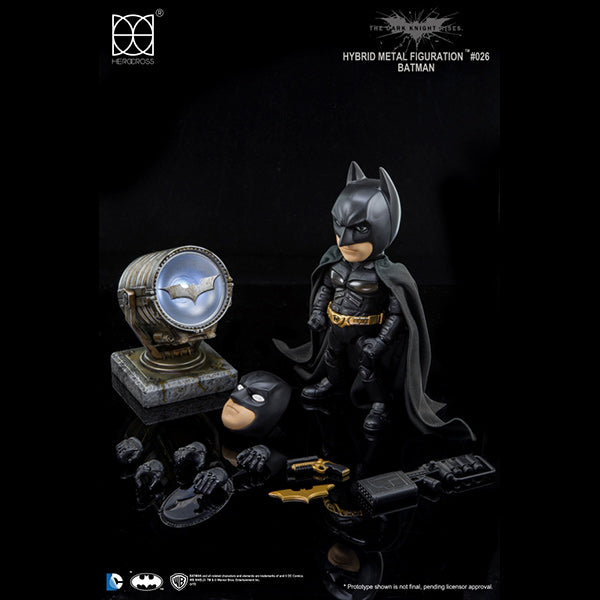 Herocross HMF#026 DC Batman Dark Knight Action Figure LED Bat Signal