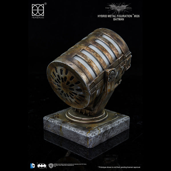 Herocross HMF#026 DC Batman Dark Knight Action Figure LED Light UP Bat Signal Symbol Project