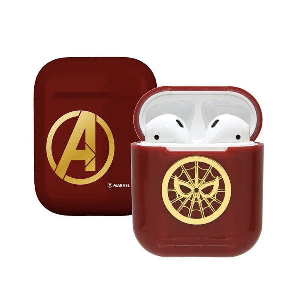 Iron Spiderman Red Superheros Avengers Marvel Airpods Protective Case