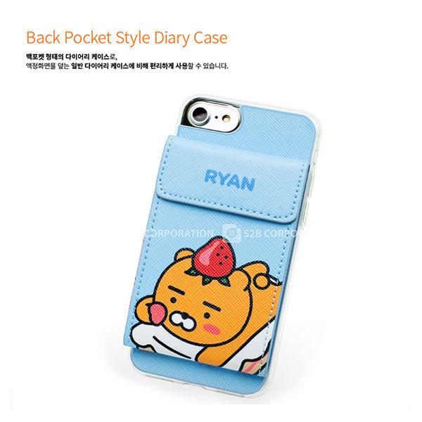 KAKAO Friends Costume Diary StrawBerry Ryan iPhone Case