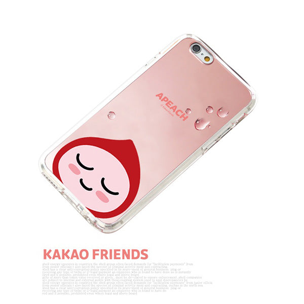 KAKAO Mirror Apeach iPhone Case 韓國卡通Kakao Friends公仔手機殼保護套桃子 UP-NEXT HK