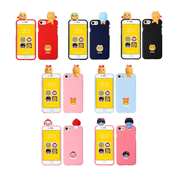 KAKAO Talk Mascot Ryan Neo Apeach Kakao Friends iPhone Case 韓國卡通公仔手機套保護殼 UP-NEXT HK