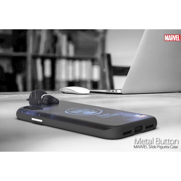 Marvel Avengers4 black panther Mini Figure Bumper Protective Phone Case back cover