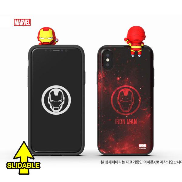 Marvel Avengers4 ironman Cute Mini Figure Bumper Protective iPhone Case Korea
