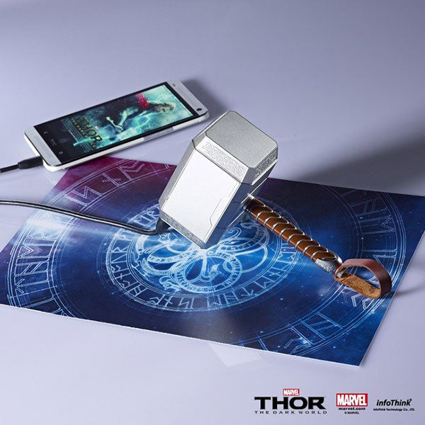 Marvel Avengers Thor Hammer USB Power Bank 5200mAh 10400mAh Iphone Android Capatible