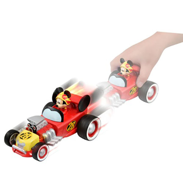 Mickey Mouse & Road Racers Talking Dash Hot Rod Toy Car 米奇老鼠回力跑車玩具