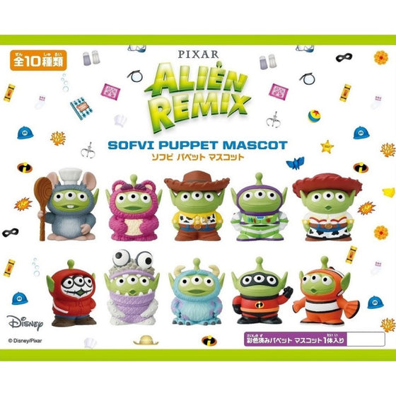Alien Remix Soft Vinyl Puppet Mascot (Set of 10)
