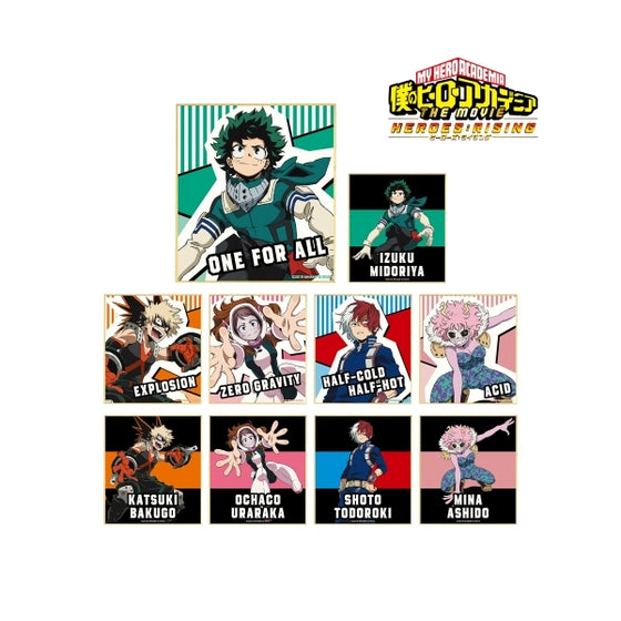 My Hero Academia - Heroes Rising Drawn illustration trading mini colored paper (1 BOX 10 Pack) (Re-run)