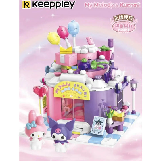 Qman - Sweet Peers My Melody & Kuromi 積木 可羅米