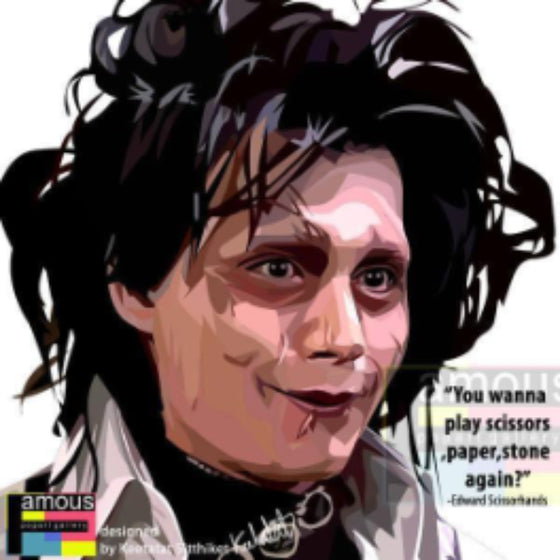 Pop Art Wall Decoration Drawing (Edward Scissorhands) 幻海奇緣 剪刀手愛德華 掛畫