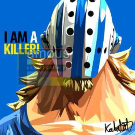 Pop Art Wall Decoration Drawing (One Piece Killer) 海賊王 奇拿 奇拉 基拉 掛畫