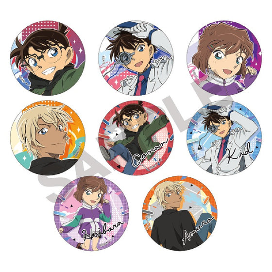 Detective Conan Trading Can Badge (set of 8)