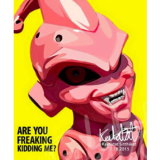 Pop Art Wall Decoration Drawing (Buu) 龍珠 魔人布歐 掛畫