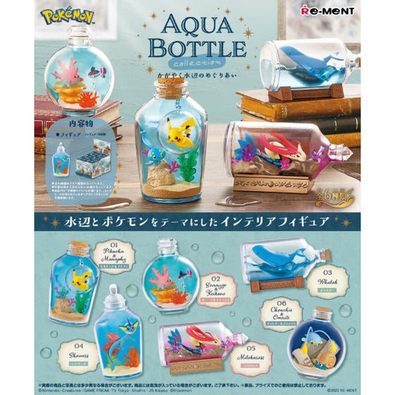 REMENT -  POKEMON AQUA BOTTLE (set of 6) 寵物小精靈 寶可夢 (2023 July Resale ver.)