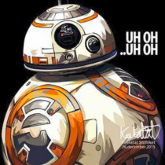 Pop Art Wall Decoration Drawing (BB8) 星球大戰 掛畫