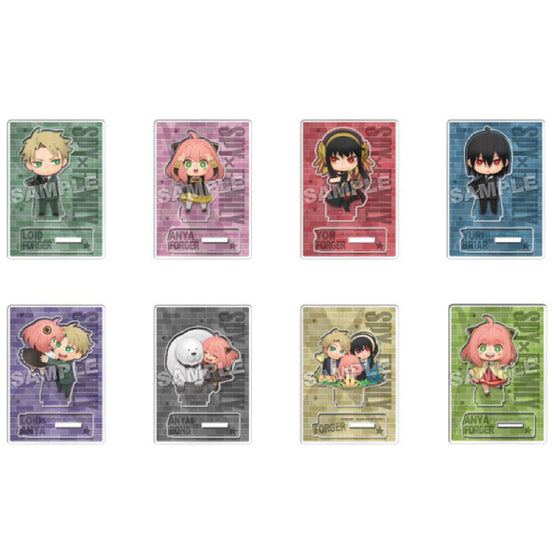 Pepakura SPY x FAMILY Trading Acrylic Stand (set of 8) 間諜家家酒 間諜過家家 安妮亞 Anya アーニャ