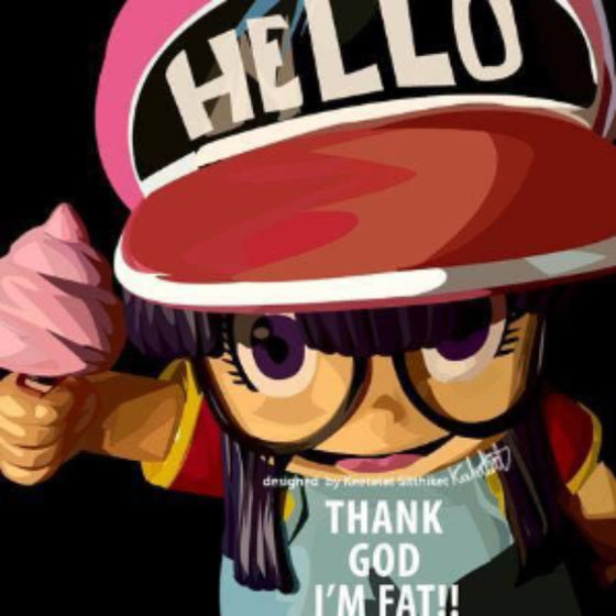 Pop Art Wall Decoration Drawing (Arale) IQ博士 則卷小雲 掛畫