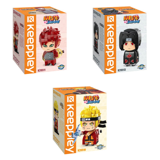 Qman Naurto (Gaara / Uchiha Itachi / Uzumaki Naruto) 火影忍者 我愛羅 鼬 鳴門 積木